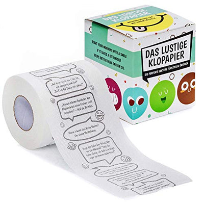 Witze Klopapier Fun WC Toilettenpapier mit den besten schlechten Witzen aller Zeiten; Zum Lachen auf dem Örtchen!; Deutsche Edition - Geschenkapp