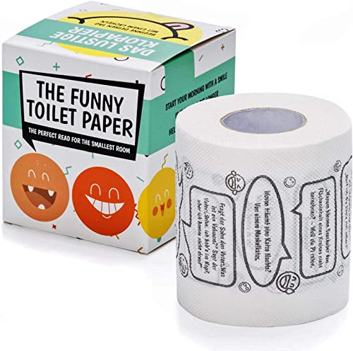 Witze Klopapier Fun WC Toilettenpapier mit den besten schlechten Witzen aller Zeiten; Zum Lachen auf dem Örtchen!; Deutsche Edition - Geschenkapp